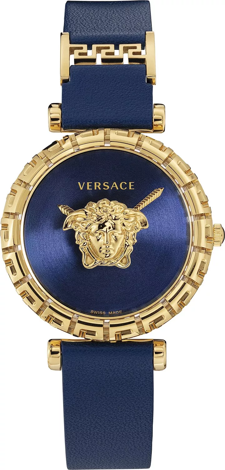MSP: 90434 Versace Palazzo Empire Greca Blue Watch 37mm 31,736,000