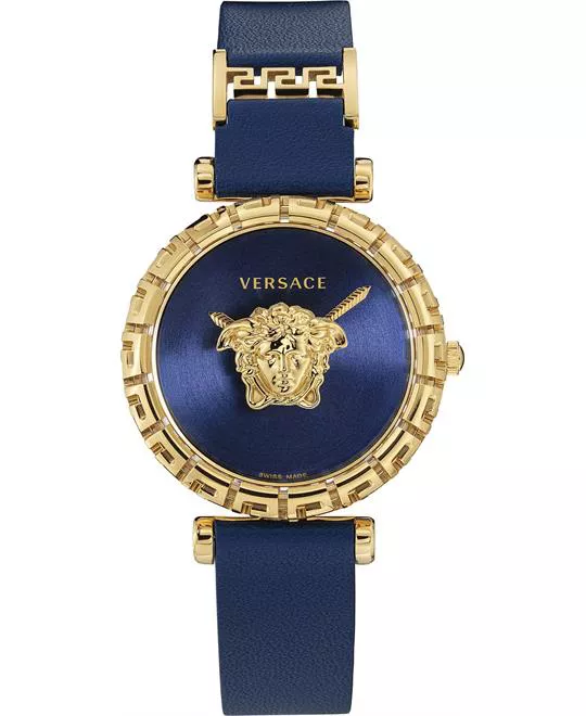 Versace Palazzo Empire Greca Blue Watch 37mm