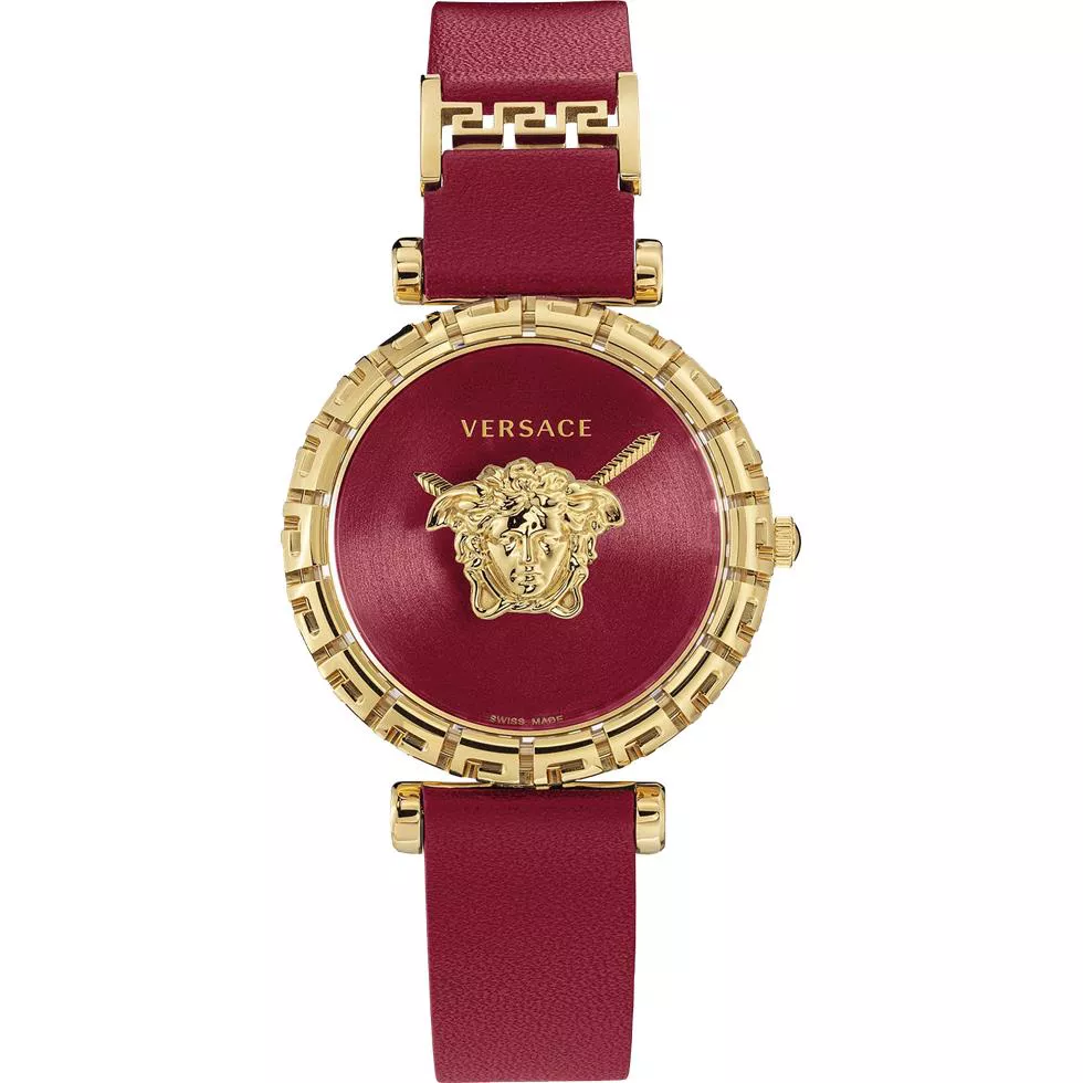 Versace Palazzo Empire Greca Red Watch 37mm 
