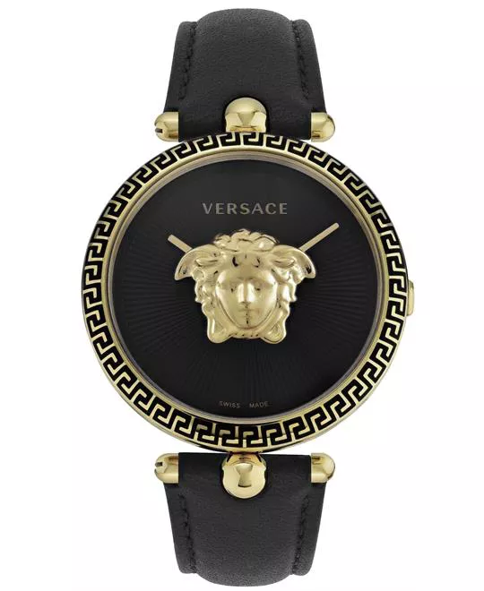 Versace Palazzo Empire Leather Watch 39mm