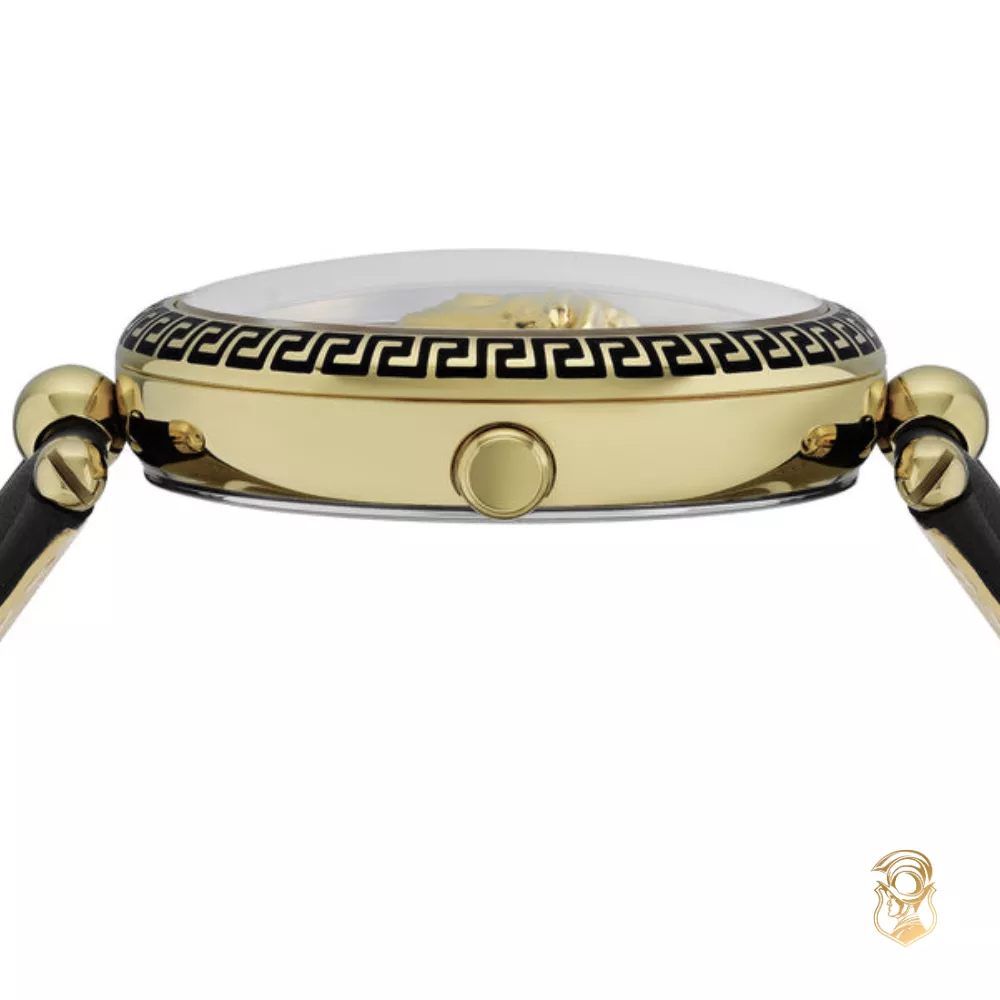 Versace Palazzo Empire Leather Watch 39mm