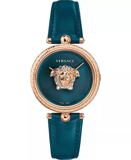 Versace Palazzo Empire Teal Watch 34mm