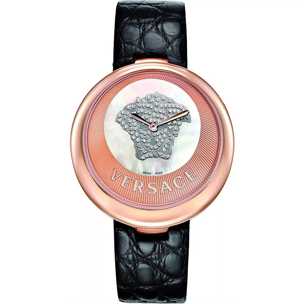 Versace Perpetuelle Diamond Pavé Watch 40mm