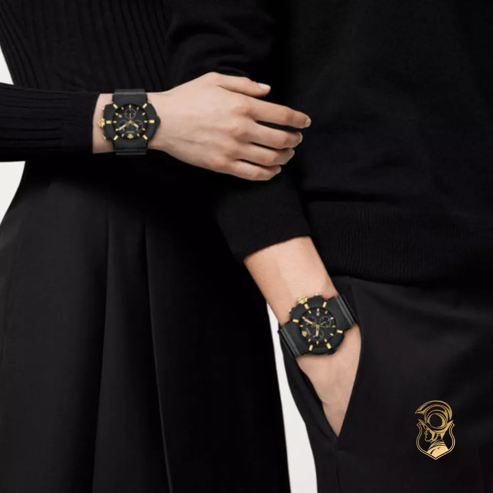 Versace Real Active Chrono Silicone Watch 45mm