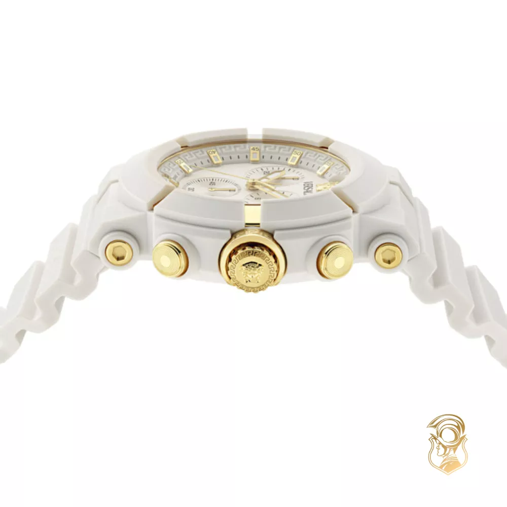 Versace Real Active Chrono Silicone Watch 45mm