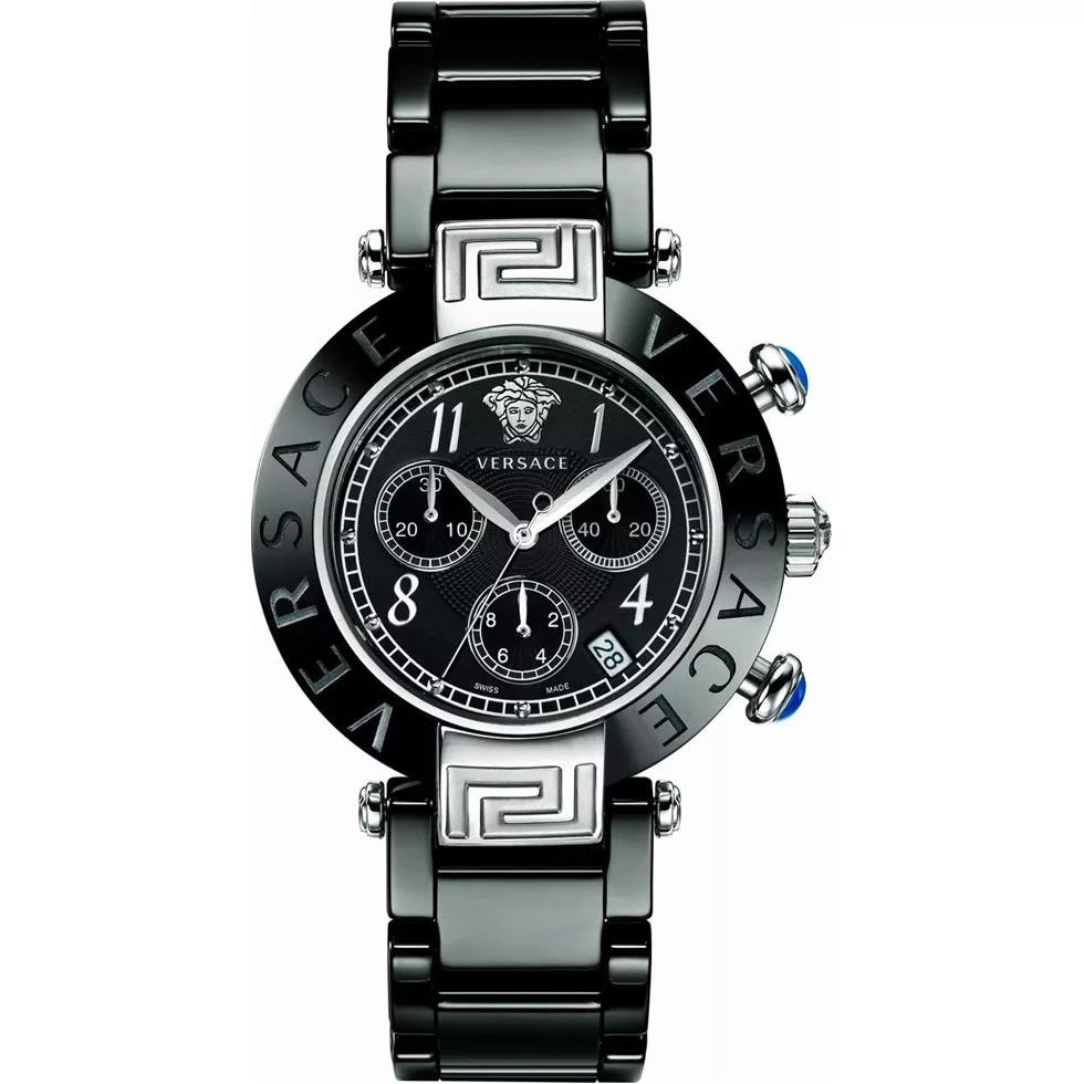 Versace Reve Ceramic Chronograph Watch 40mm
