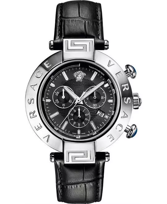 Versace Reve Chrono Swiss Watch 46mm