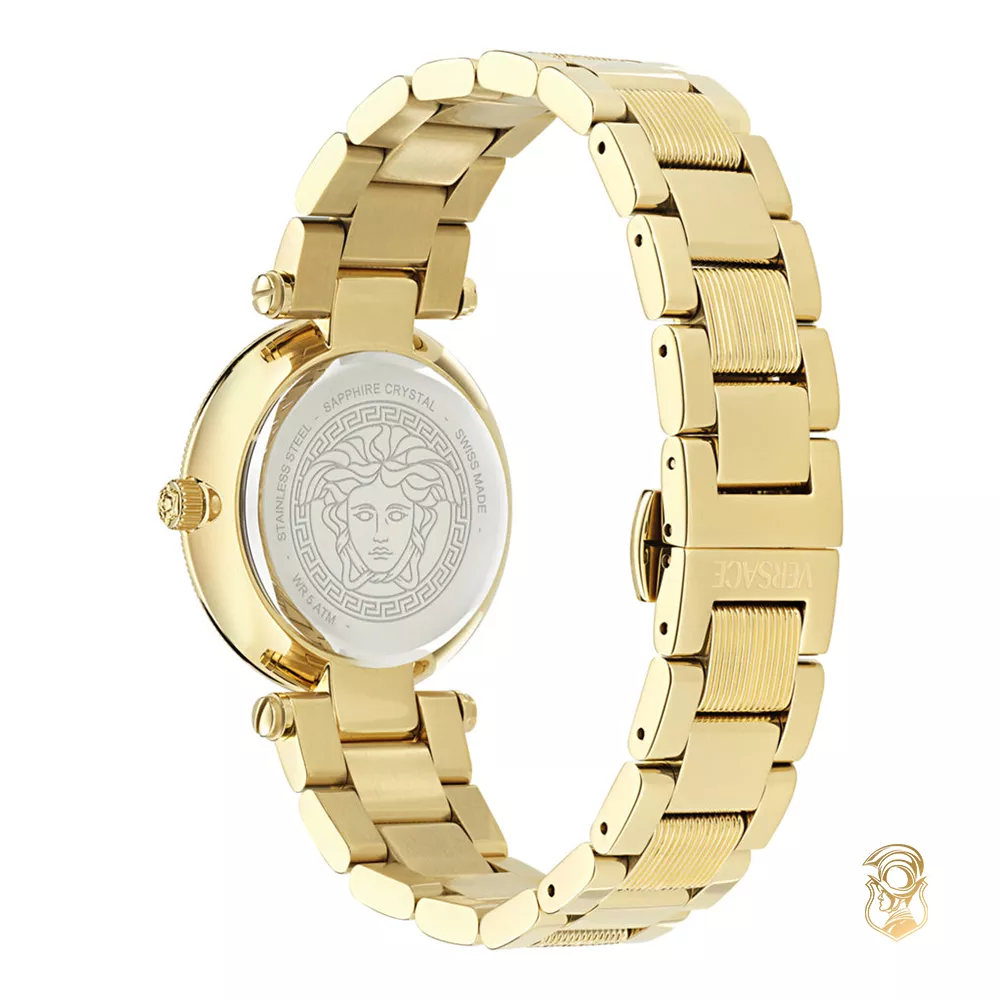 Versace Reve Gold Tone Watch 35mm