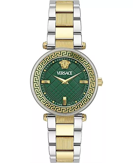 Versace Reve Green Tone Watch 35mm