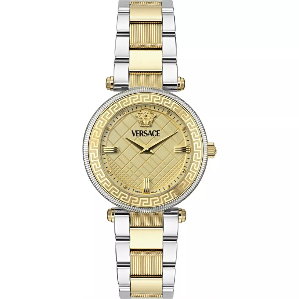 Versace Reve Two Tone Watch 35mm