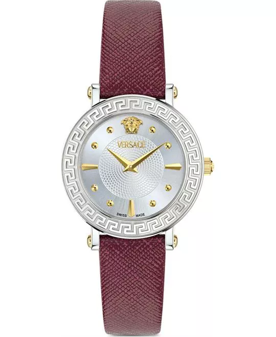 Versace Ronda Red Tone Watch 35mm