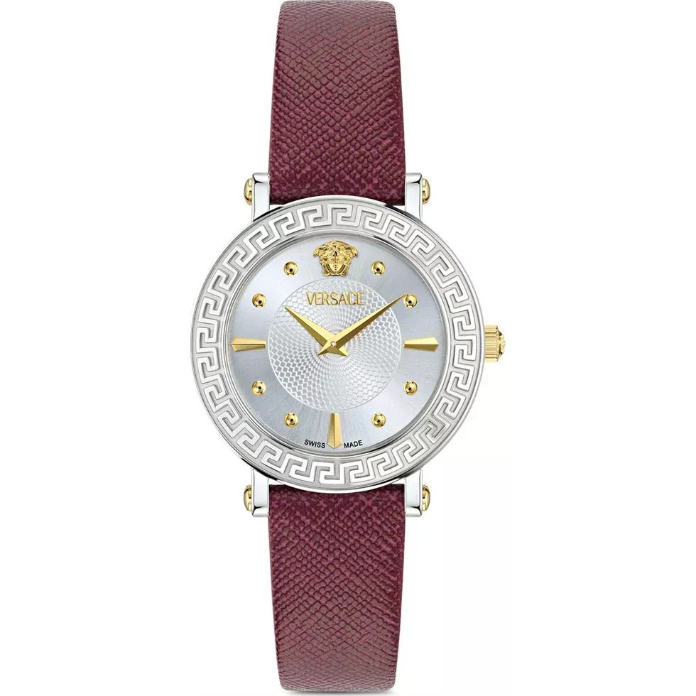 Versace Ronda Red Tone Watch 35mm