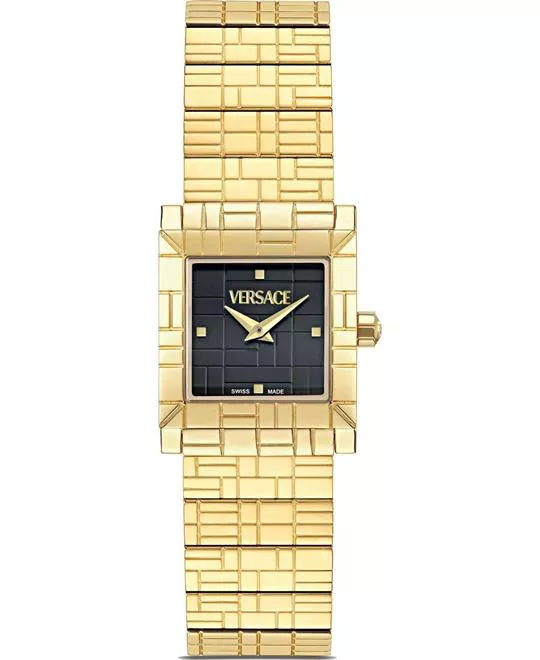 Versace Ronda Gold Tone Watch 22mm