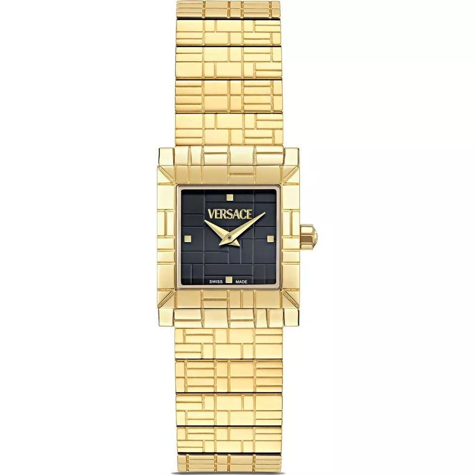 Versace Ronda Gold Tone Watch 22mm