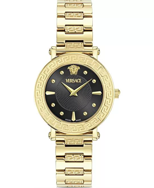 Versace Ronda Gold Tone Watch 35mm