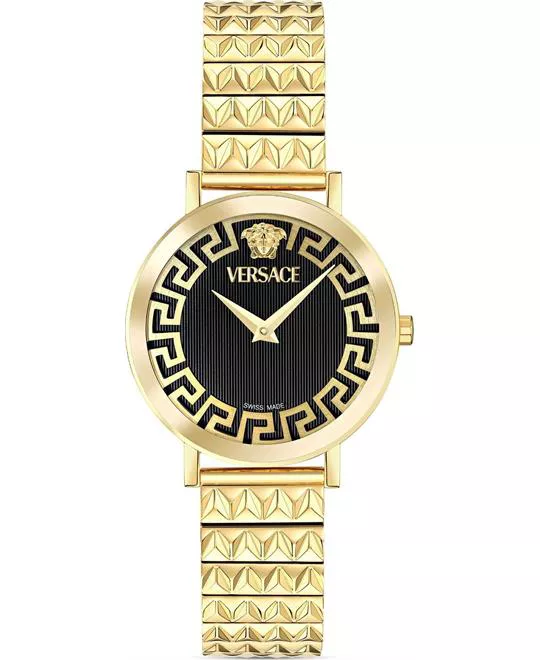 Versace Ronda Gold Tone Watch 35mm