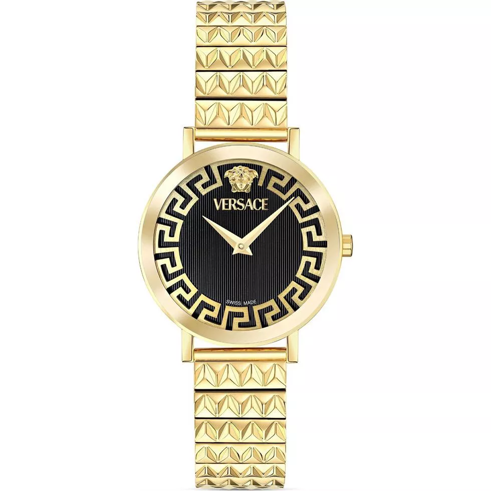 Versace Ronda Gold Tone Watch 35mm