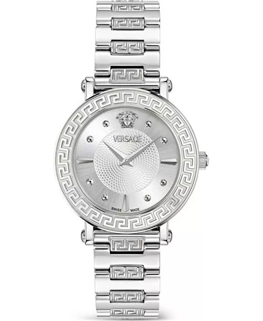 Versace Ronda Silver Watch Set 35mm