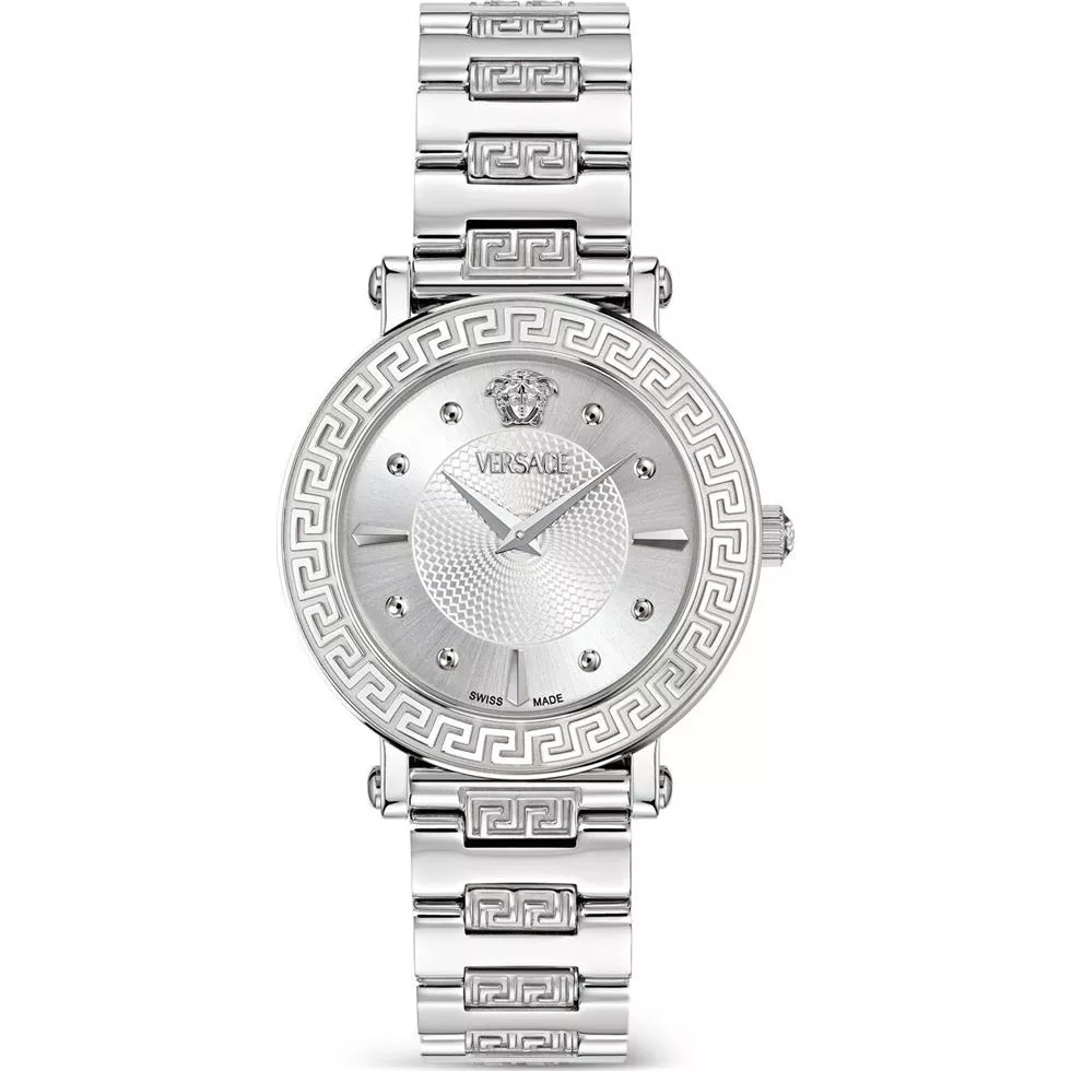 Versace Ronda Silver Watch Set 35mm