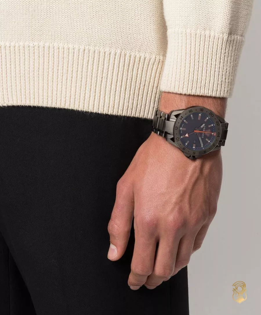 Versace Sport Tech Gmt Bracelet Watch 45mm