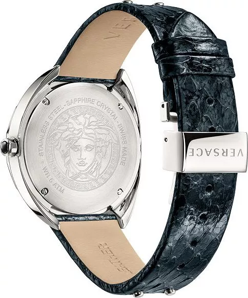 Versace Shadov Black Elaphe Watch 38mm