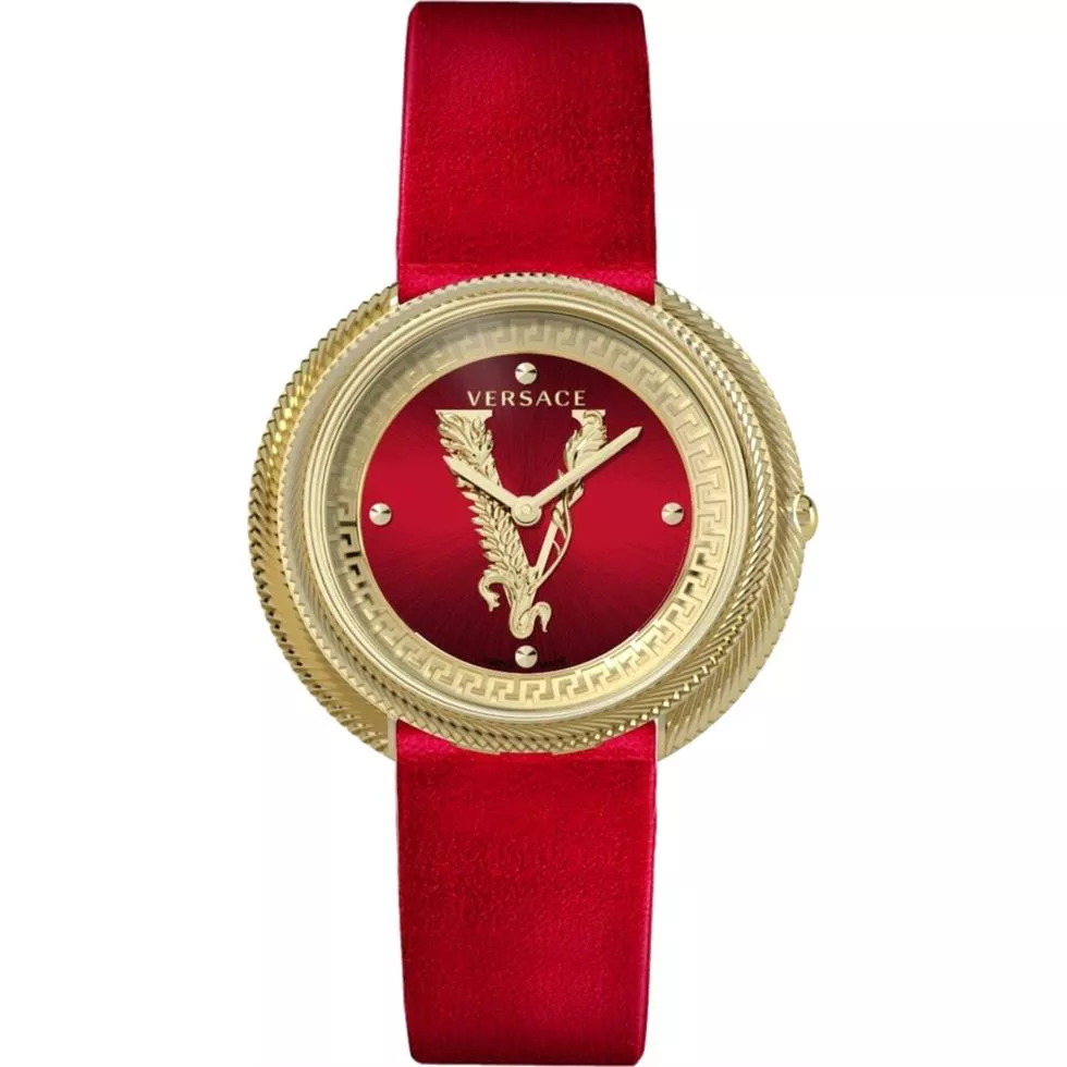 Versace Thea Red Tone Watch 38mm