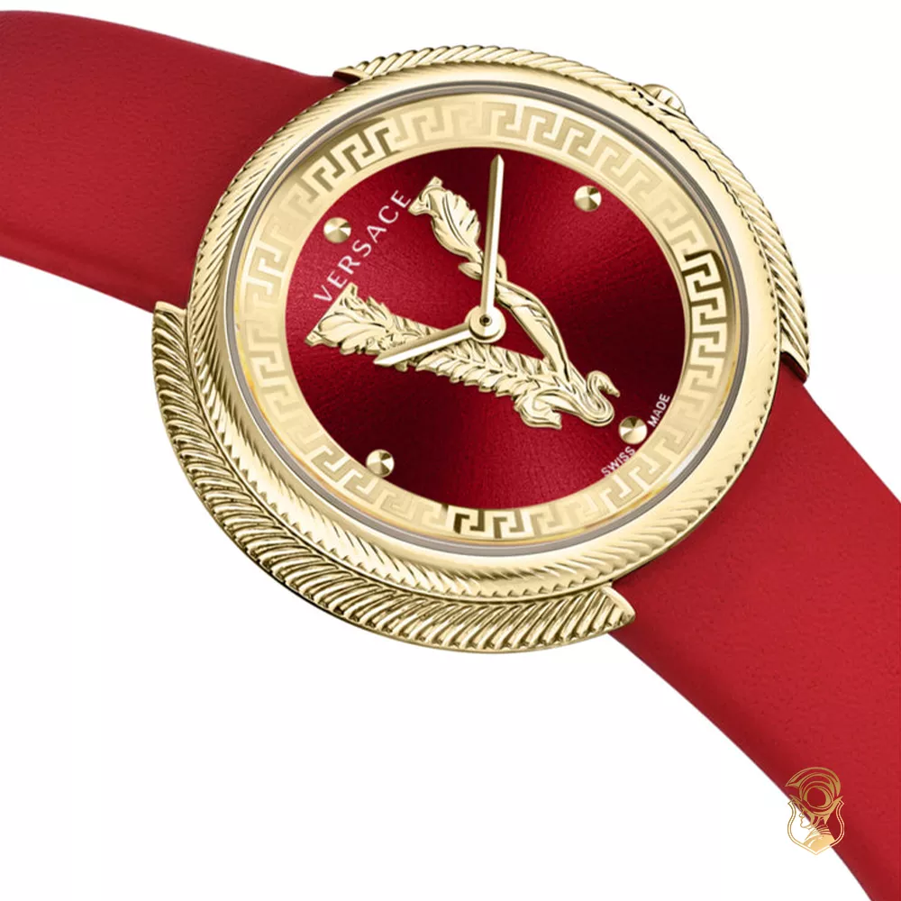 Versace Thea Red Tone Watch 38mm