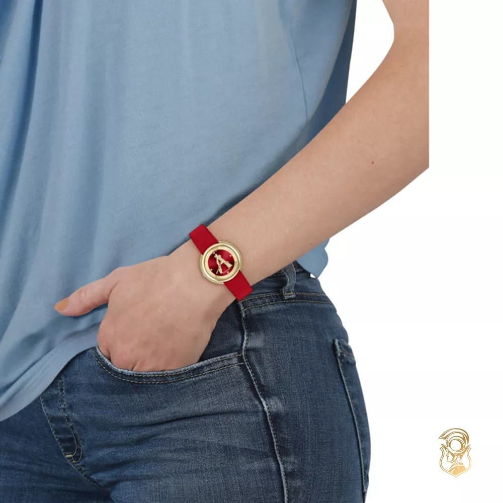 Versace Thea Red Tone Watch 38mm