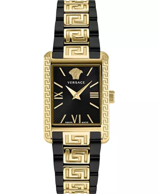 Versace Tonneau Two Tone Watch 23x33mm