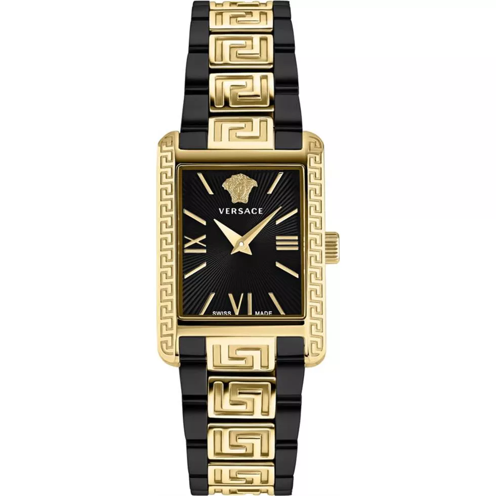 Versace Tonneau Two Tone Watch 23x33mm