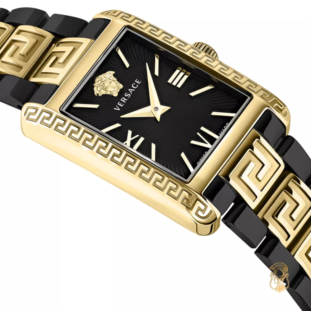 Versace Tonneau Two Tone Watch 23x33mm