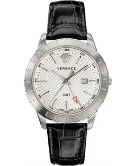 Versace Univers Gmt Wristwatch Watch 43mm