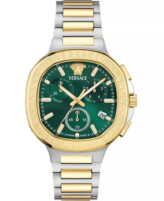 Versace V-Chrono Square Bracelet Watch 40mm