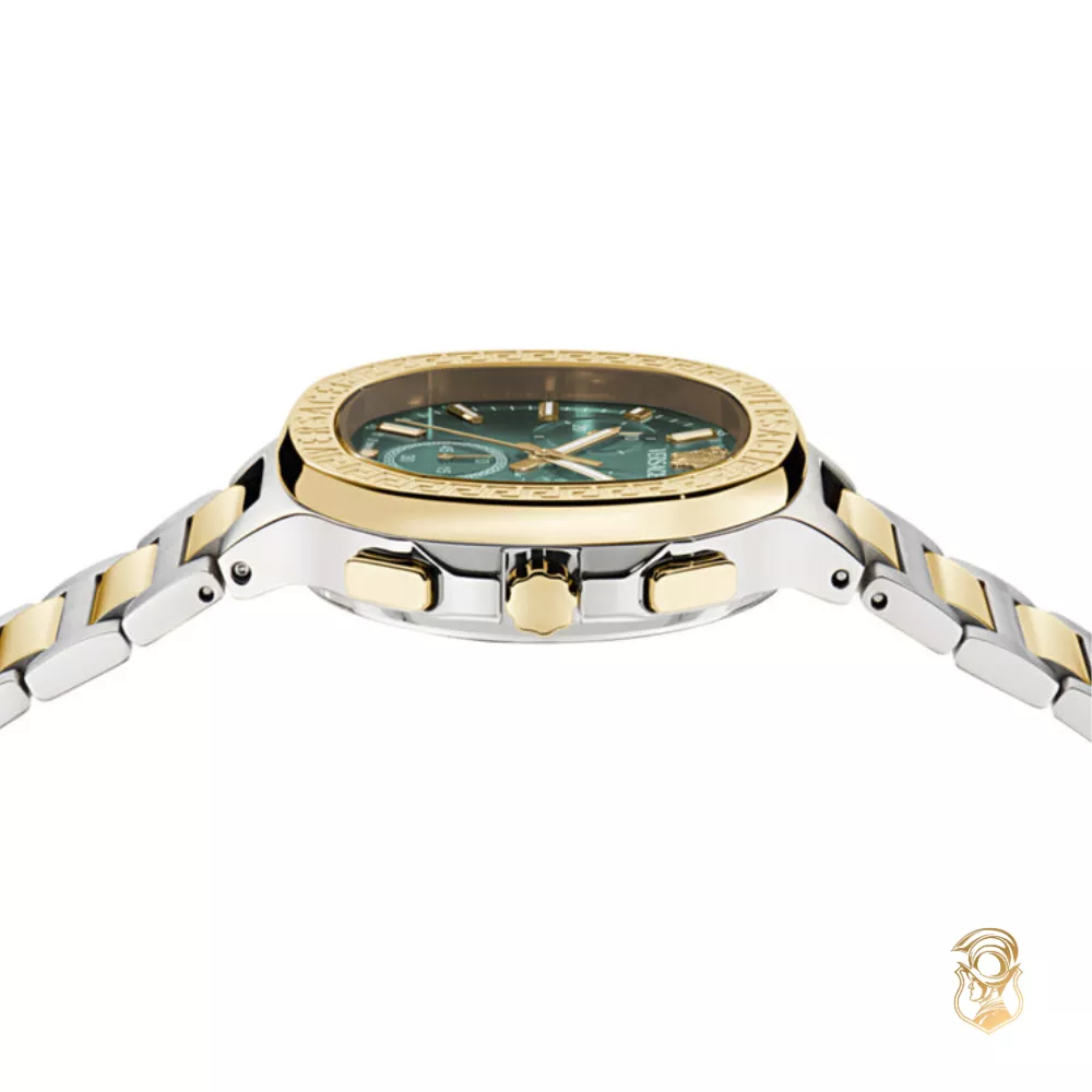 Versace V-Chrono Square Bracelet Watch 40mm