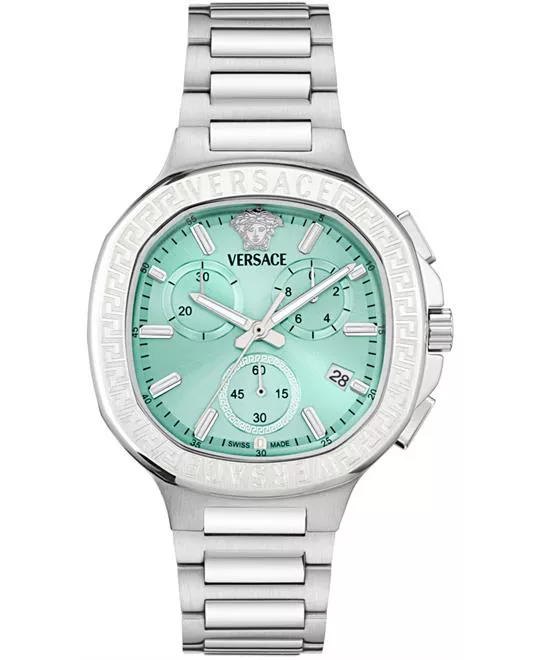 Versace V-Chrono Square Bracelet Watch 40mm
