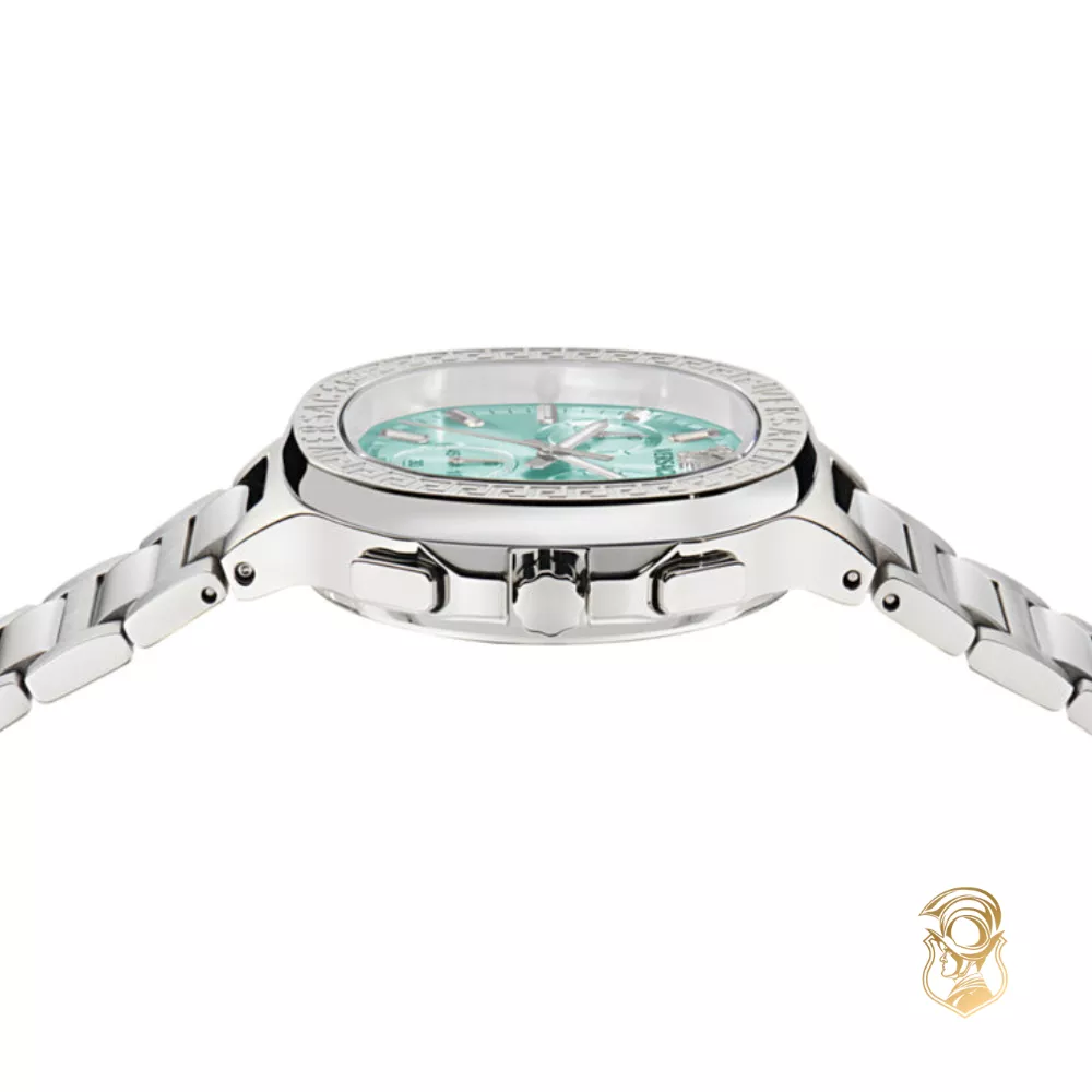 Versace V-Chrono Square Bracelet Watch 40mm