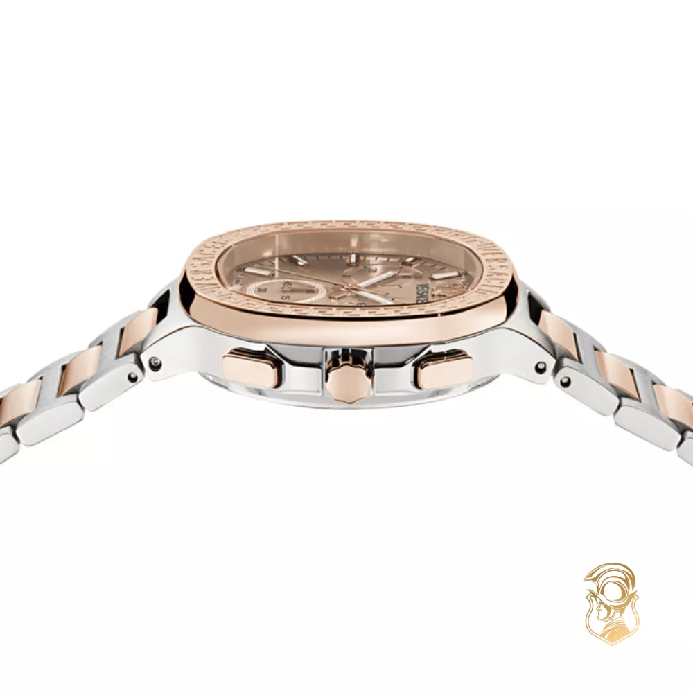 Versace V-Chrono Square Bracelet Watch 40mm