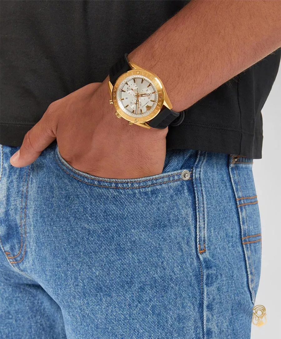 Versace V-Chrono Swiss Watch 44mm