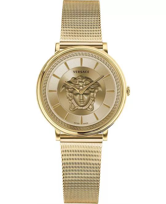 Versace V-Circle Gold Watch 38mm