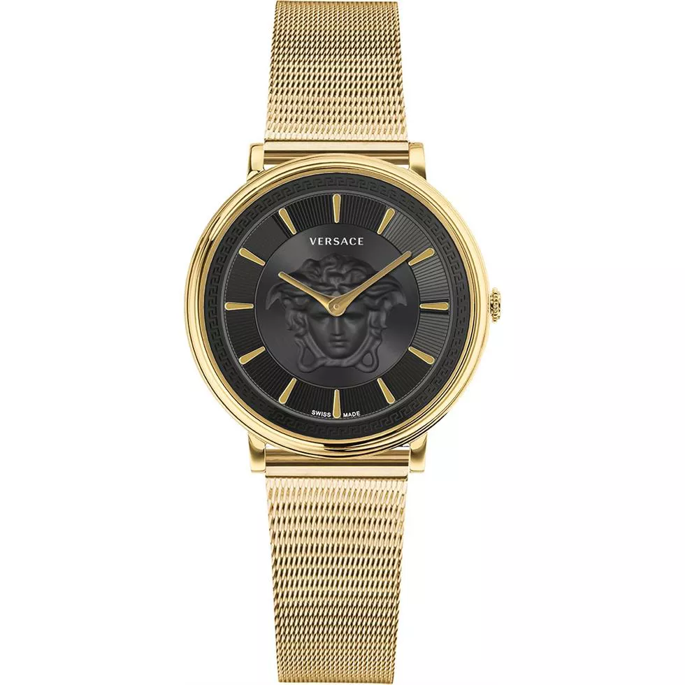Versace V-Circle Gold Watch 38mm