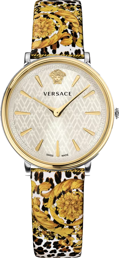 đồng hồ Versace V-Circle Tribute Edition Baroque Animal Print 38mm 