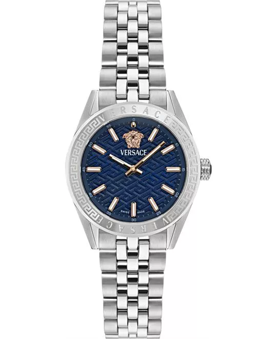 Versace V-Code Blue Watch 36mm
