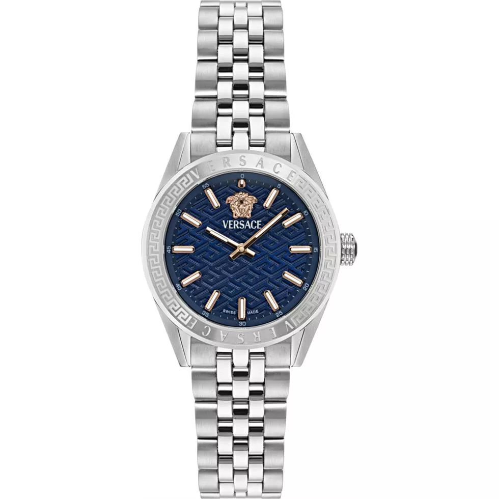 Versace V-Code Blue Watch 36mm