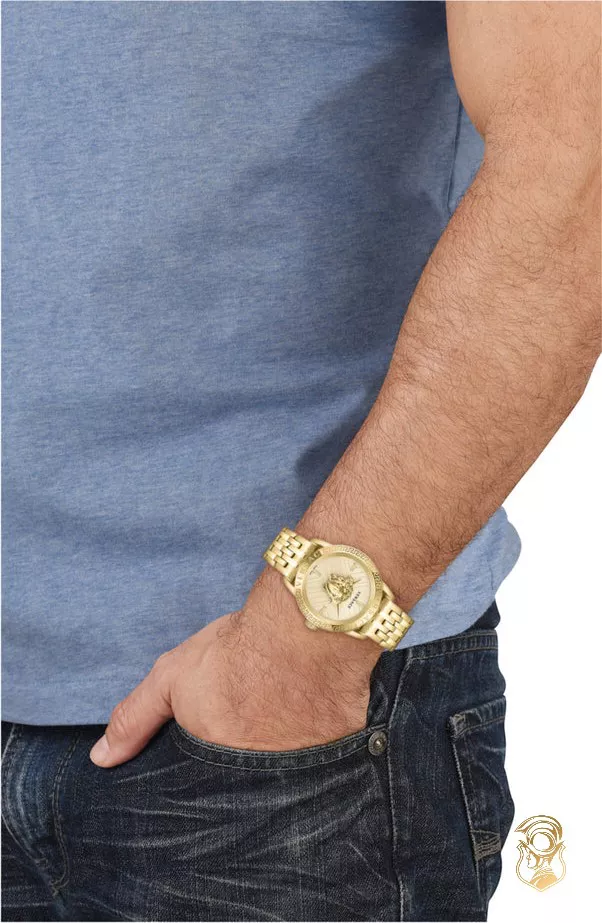 Versace V-Code Bracelet Watch 43mm