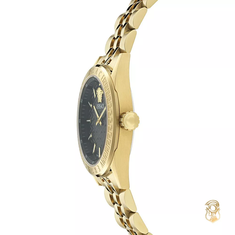 Versace V-Code Gold Tone Watch 36mm