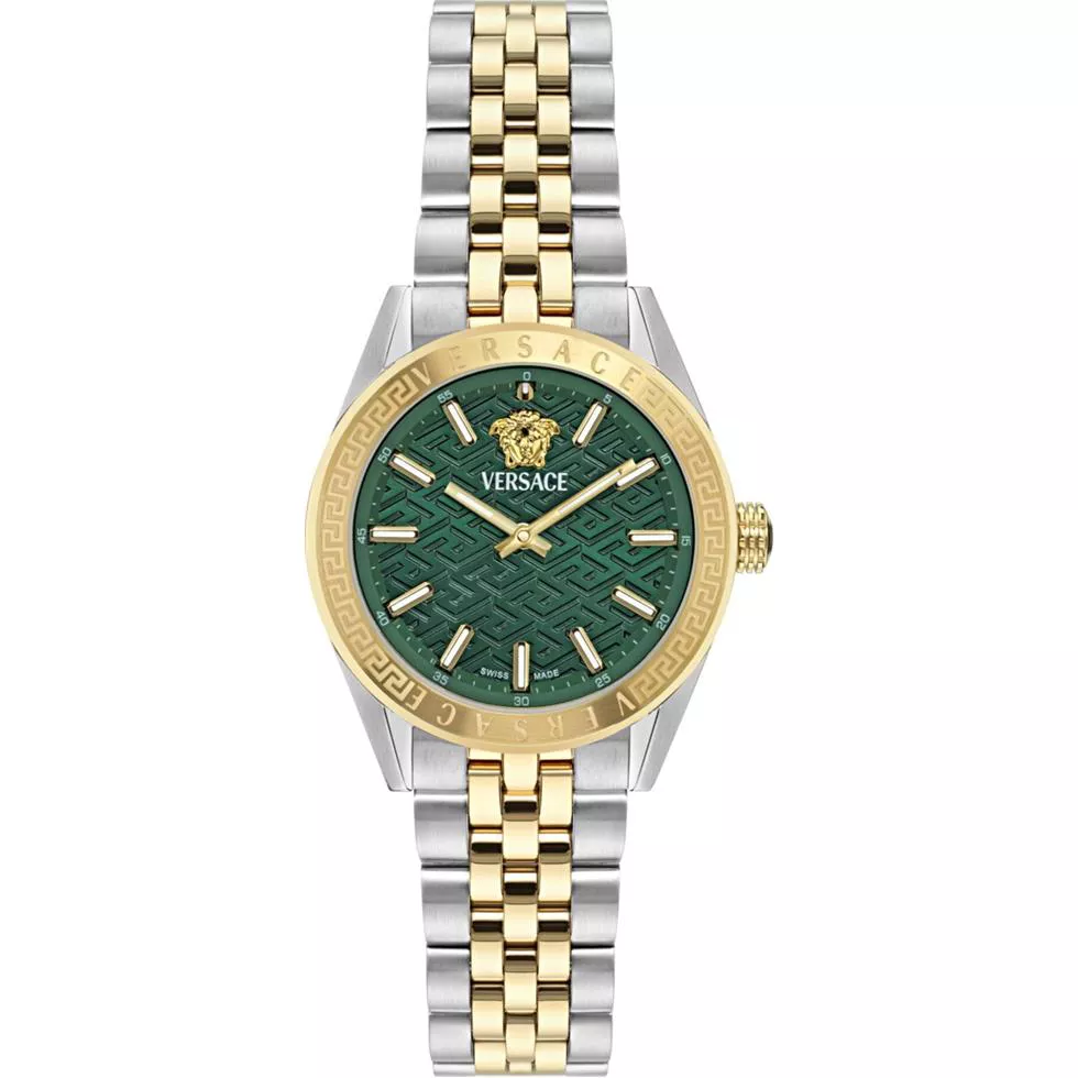 Versace V-Code Green Watch 36mm