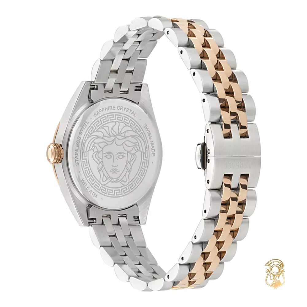 Versace V-Code Two Tone Watch 36mm