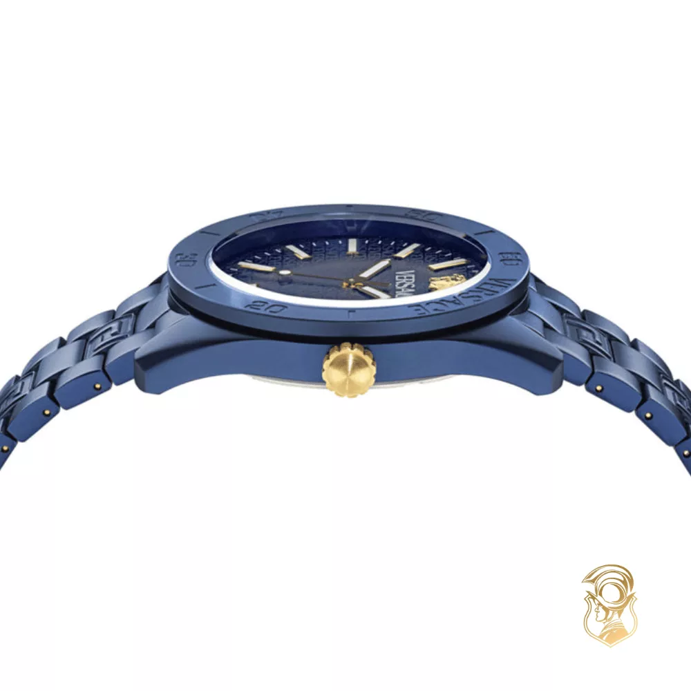 Versace V-Dome Aluminum Bracelet Watch 42mm