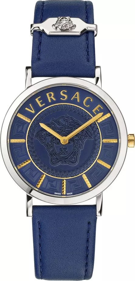 MSP: 96997 Versace V-Essential Leather Watch 36mm 13,940,000