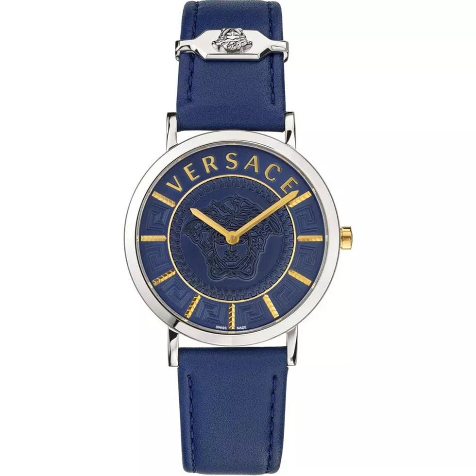 Versace V-Essential Leather Watch 36mm